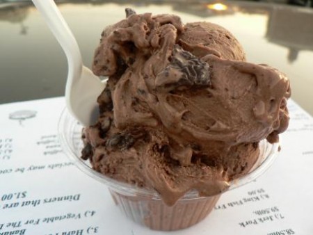 glace au chocolat