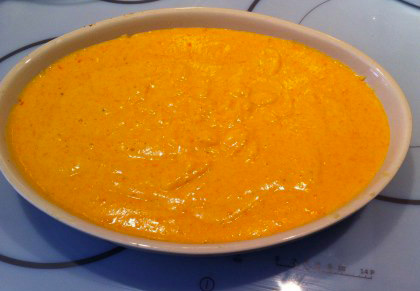 Purée de carottes à la ciboulette
