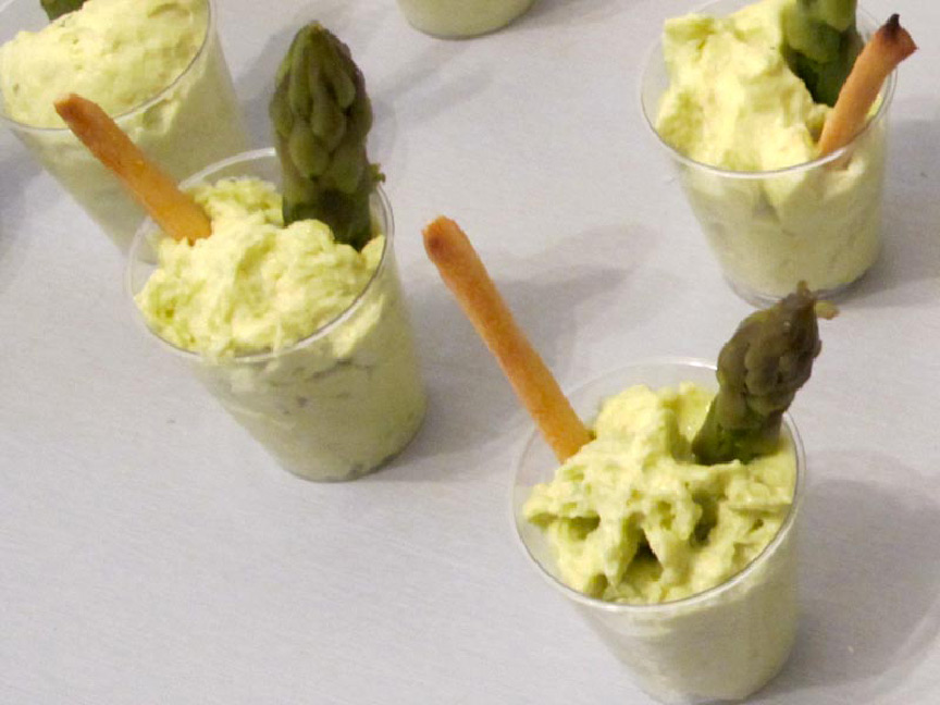 Réaliser une mousse d'asperges maison à la crème